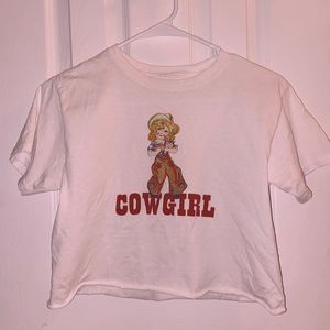 brandy cowgirl crop top